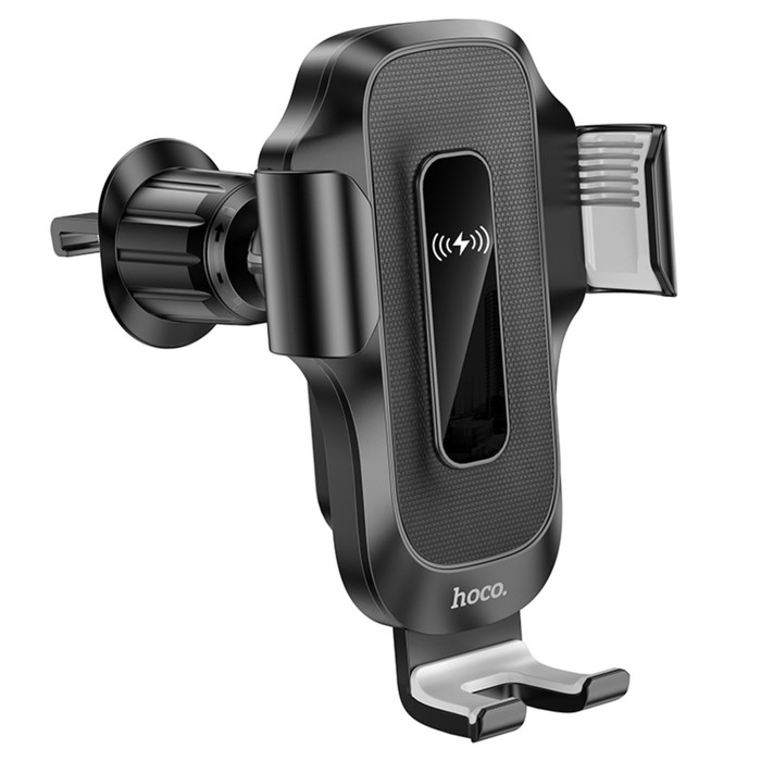 Автомобильный держатель Hoco HW2, беспроводная зарядка, для 4.5-7.0 дюймов, 15 Вт, чёрный Автомобильный держатель Hoco HW2, беспроводная зарядка, для 4.5-7.0 дюймов, 15 Вт, чёрный