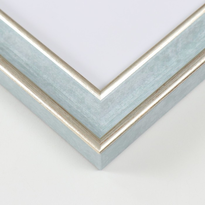 Фоторамка пластик "МИРАМ" 20х20 см, 642498 морской (пластиковый экран)