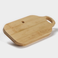 Набор соусников керамических на деревянной подставке &laquo;Стильный Мишка&raquo;, 3 предмета: 2 соусника 120 мл, подставка