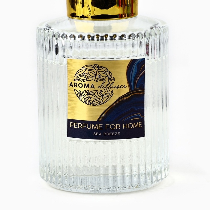 Диффузор ароматический палочки, ароматизатор для дома &laquo;Аромадиффузор: For home&raquo;, аромат морской бриз, 120 мл.