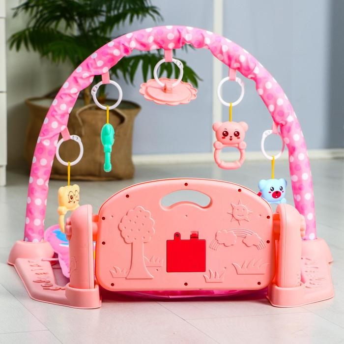 Развивающий коврик с дугами &laquo;Совушкин дом&raquo;, 110х83 см.