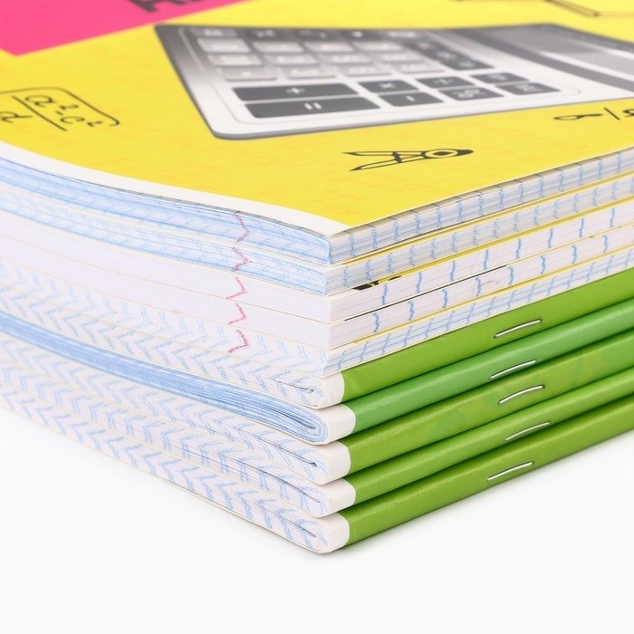 Набор тетрадей 48 листов, 10 предметов, внутренний блок №1 МИКС &laquo;1 сентября: Яркий&raquo; ТВИН лак, уф лак