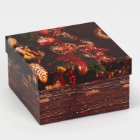 Набор подарочных коробок 6в1 «С Новым годом», 10 х 10 х 6 - 20 х 20 х 11 см, Новый год Набор подарочных коробок 6в1 «С Новым годом», 10 х 10 х 6 - 20 х 20 х 11 см, Новый год