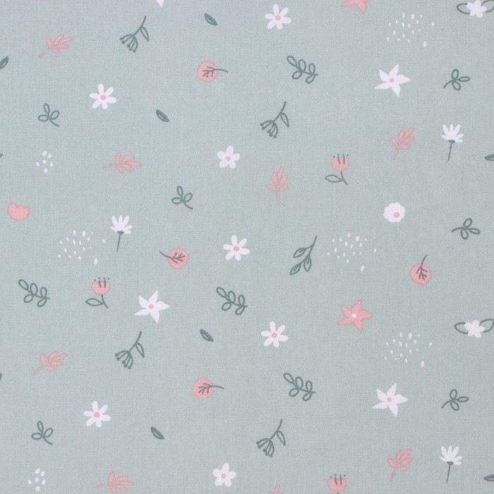 Пелёнка Крошка Я "Зайчик" 73*120 см, 100% хлопок, бязь