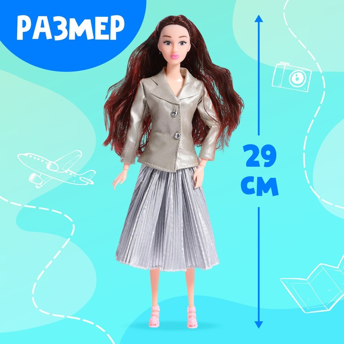 Кукла-модель шарнирная &laquo;Барбара в Милане&raquo; с аксессуарами, серия Вокруг света