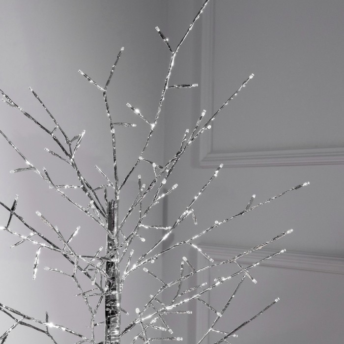 Светодиодное дерево «Серебристое» 1.5 м, 150 LED, постоянное свечение, 220 В, свечение белое Светодиодное дерево «Серебристое» 1.5 м, 150 LED, постоянное свечение, 220 В, свечение белое