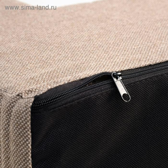 Лесенка для животных Лесенка для животных "Пижон", рогожка, 34 х 40 х 30 см, бежевая