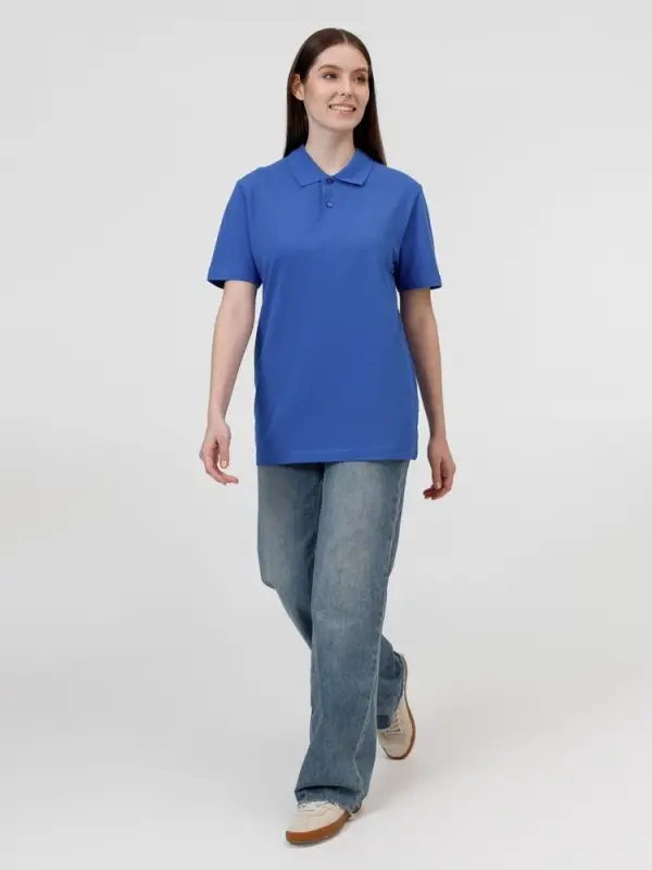 Рубашка поло унисекс Pulse, ярко-синяя (royal), размер XL