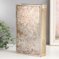 Шкатулка-книга металл, кожзам "Кованная стена" 26х16х5 см Шкатулка-книга металл, кожзам "Кованная стена" 26х16х5 см