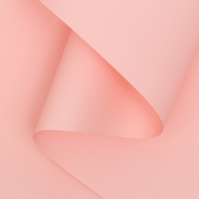 Пленка матовая, 65 микрон, пудра, 56см*10м ( + - ) 1 см Пленка матовая, 65 микрон, пудра, 56см*10м ( + - ) 1 см