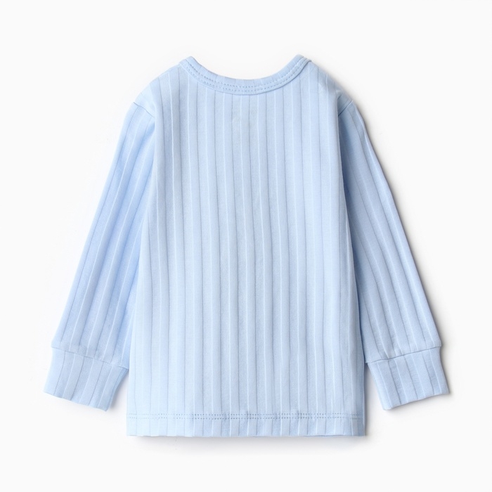 Лонгслив детский, цвет светло-голубой, рост 80 см Лонгслив детский, цвет светло-голубой, рост 80 см