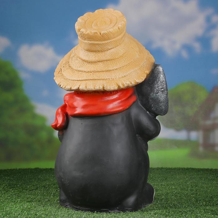 Садовая фигура Садовая фигура "Крот в шляпе" 26х26х45см МИКС