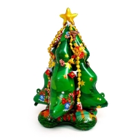 Шар фольгированный 48" &laquo;Большая ёлка, объёмная&raquo;