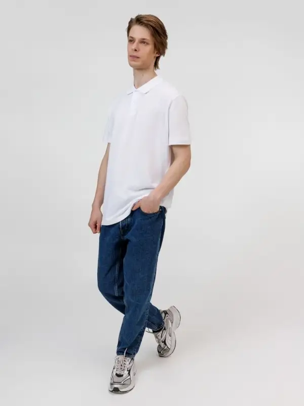 Рубашка поло унисекс Pulse, белая, размер XL