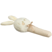 Игрушка - пищалка «Новогодний зайка», цвет бежевый Игрушка - пищалка «Новогодний зайка», цвет бежевый