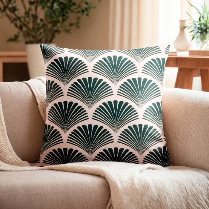 Наволочка декоративная Этель &laquo;Пальма&raquo; 40х40 см, велюр, 100% п/э