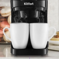 Кофеварка капельная электрическая КТ-764 - 450 Вт - 0.25 л