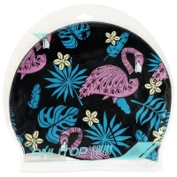 Шапочка для плавания детская ONLITOP «Фламинго», силиконовая, обхват 46-52 см Шапочка для плавания детская ONLITOP «Фламинго», силиконовая, обхват 46-52 см