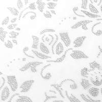 Термоаппликация из страз «Узор», 10 шт на листе, цвет белый Термоаппликация из страз «Узор», 10 шт на листе, цвет белый