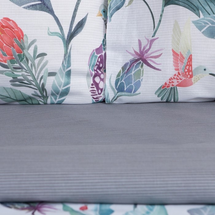 Постельное бельё Этель 2 сп &laquo;Тропический сад&raquo; 175х215 см, 200х220 см, 50х70 см -2 шт, поплин