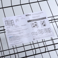 Полка для обуви разборная, 2 яруса, 68&times;28&times;44 см, цвет медный антик