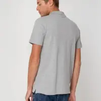 Рубашка поло мужская Virma light, серый меланж, размер 3XL