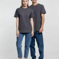 Футболка унисекс T-Bolka 160, темно-серая (графит), размер XXL