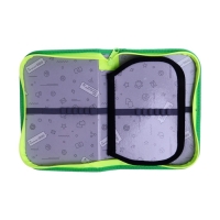 Пенал 3 секции, вкладка внутри, 140 х 210 х 40 мм, тканевый, Calligrata TOP Block "Динозавр" Пенал 3 секции, вкладка внутри, 140 х 210 х 40 мм, тканевый, Calligrata TOP Block "Динозавр"