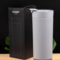Термостакан Steady, серый