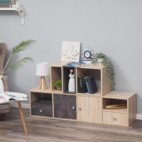 Стеллаж №1 DICE CUBE 1 секция, 360х360х320, Цемент Стеллаж №1 DICE CUBE 1 секция, 360х360х320, Цемент