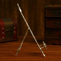 Мини мольберт "Идеал" серебро 24х10х4 см Мини мольберт "Идеал" серебро 24х10х4 см