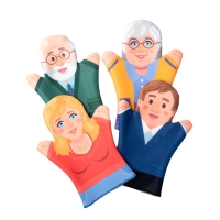 Домашний кукольный театр «Семья», 7 кукол-перчаток Домашний кукольный театр «Семья», 7 кукол-перчаток