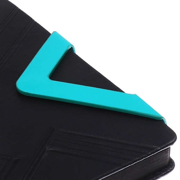 Ежедневник недатированный ESCALADA А5, 160 листов, твердая обложка, искуственная кожа, блок, тиснение, блок 70г/м2, чёрный