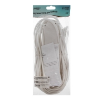 Удлинитель Luazon Lighting, 4 розетки, 10 м, 6 А, 1300 Вт, 3х0.75 мм2, с з/к, с выкл., Б Удлинитель Luazon Lighting, 4 розетки, 10 м, 6 А, 1300 Вт, 3х0.75 мм2, с з/к, с выкл., Б