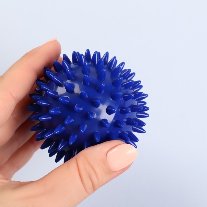 Массажный мяч, универсальный, картонная коробка, d = 6,5 см, цвет МИКС Массажный мяч, универсальный, картонная коробка, d = 6,5 см, цвет МИКС