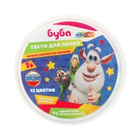Тесто для лепки в ведре &laquo;Буба&raquo;, 12 цв.