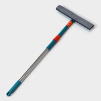 Щётка для окон Raccoon, телескопическая ручка 68(102) см, насадка из микрофибры 28×7 см, цвет МИКС Щётка для окон Raccoon, телескопическая ручка 68(102) см, насадка из микрофибры 28×7 см, цвет МИКС