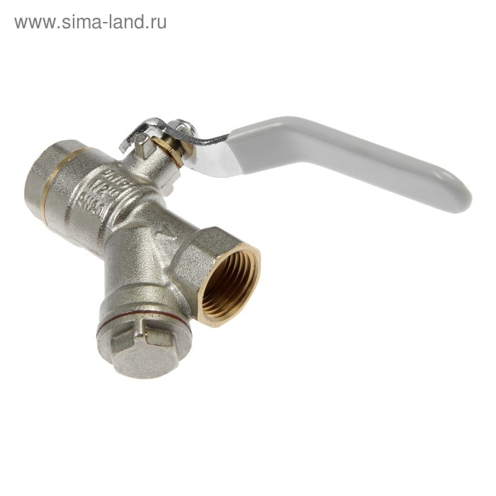 Кран шаровой "СТМ" СТАНДАРТ, 1/2", с фильтром, рычаг