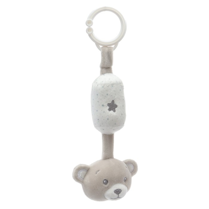 Подвеска - погремушка &laquo;Серый мишка&raquo;, на кроватку, коляску, Крошка Я