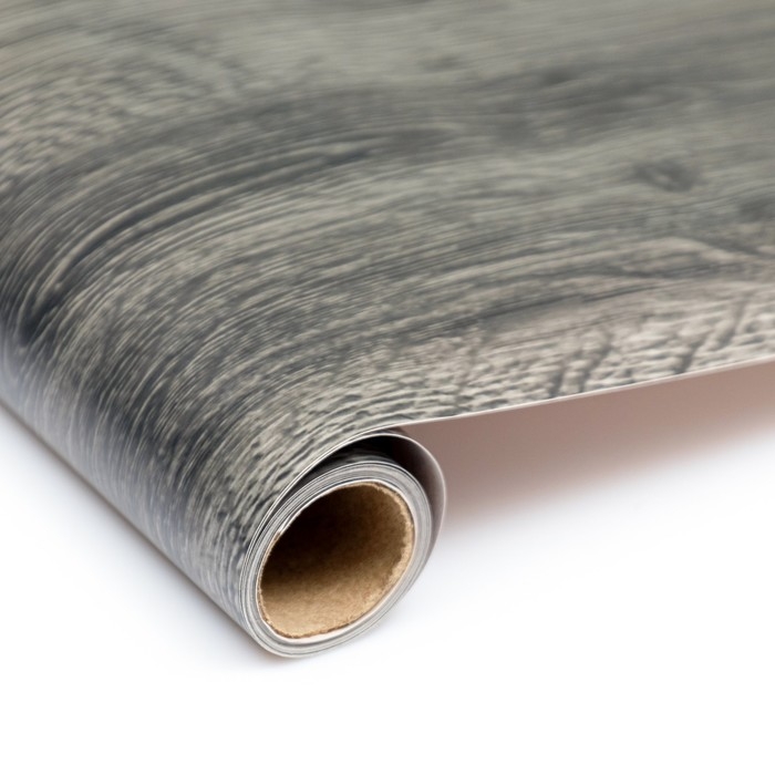 Пленка самоклеящаяся Пленка самоклеящаяся "Паркет черный" 45*200см