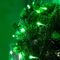 Светодиодная фигура &laquo;Ёлка&raquo; 3.5 м, пластик, 9 нитей, 220 В, свечение зелёное