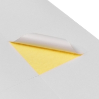 Этикетки А4 самоклеящиеся Calligrata 50 листов, 80 г/м2, на листе 8 этикеток, размер: 105 x 74 мм, белые, глянцевые