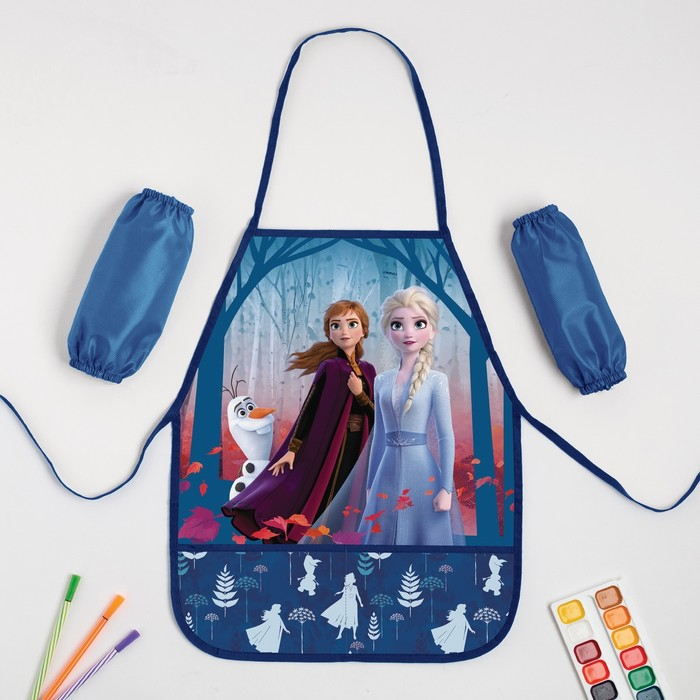 Фартук с нарукавниками детский &laquo;Холодное сердце&raquo;, 49х39 см