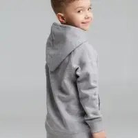 Толстовка детская Stellar Kids, серый меланж, на рост 118-128 см (8 лет)