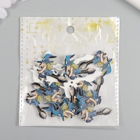 Пуговицы дерево для творчества 2 прокола "Ведьма на метле" набор 15 шт 3,5х2,5 см Пуговицы дерево для творчества 2 прокола "Ведьма на метле" набор 15 шт 3,5х2,5 см