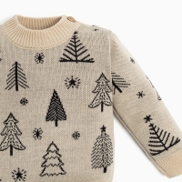 Комплект вязаный Крошка Я «Ёлочки», рост 68-74 см Комплект вязаный Крошка Я «Ёлочки», рост 68-74 см