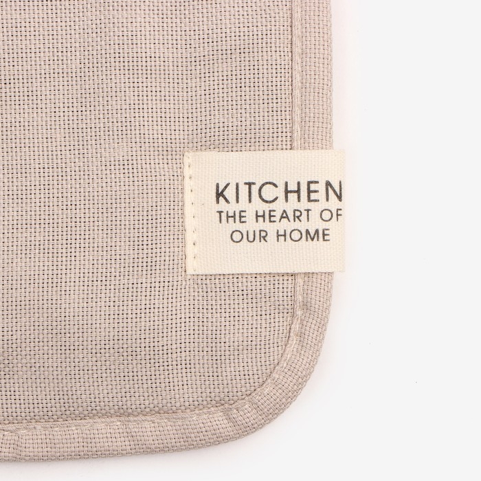 Прихватка Этель Calm 19х19 см, 100% хл, рогожка 186 г/м2 Прихватка Этель Calm 19х19 см, 100% хл, рогожка 186 г/м2