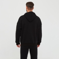 Толстовка мужская НАЧЁС, цвет чёрный, размер 56