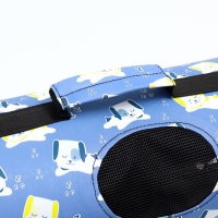 Сумка - переноска животных "Щенки", голубая, размер M, 45 х 21 х 27 см  9897527