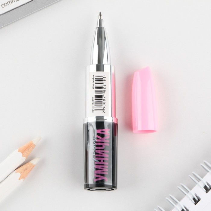 Подарочный набор: блокнот, ручка-фигурная и ластик &laquo;8 марта&raquo;